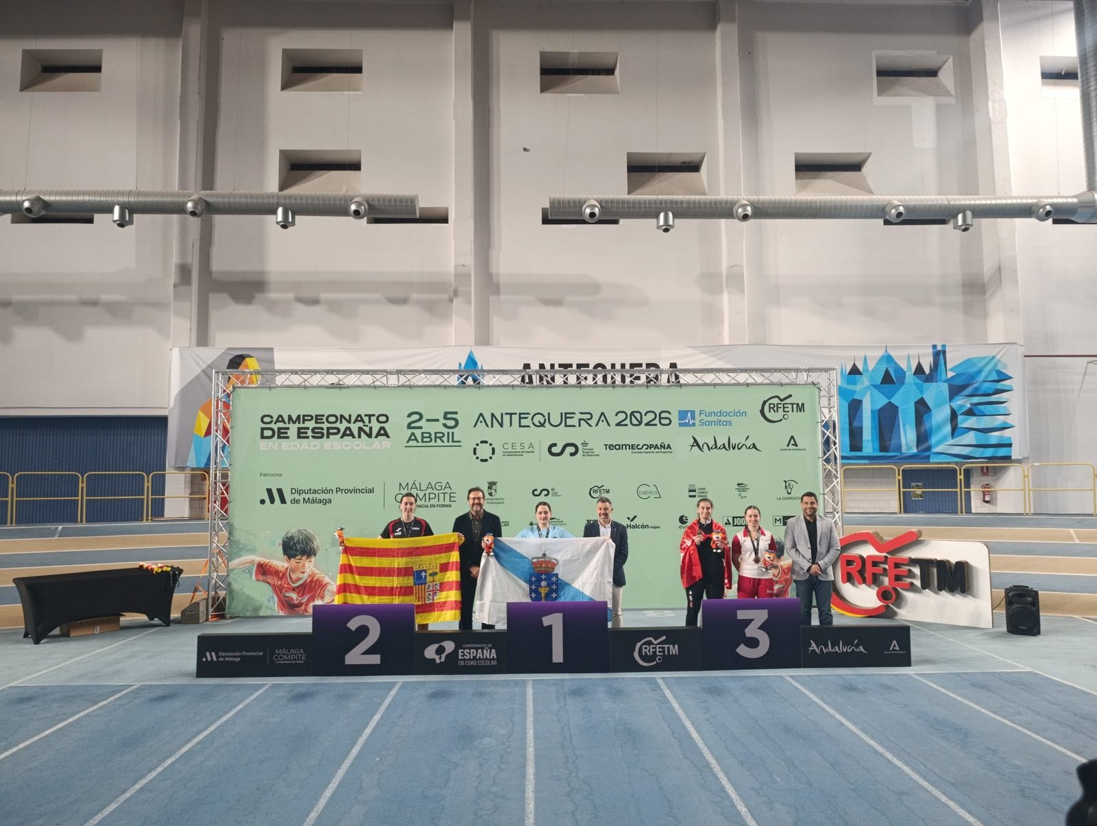 Podio cadete femenino del CESA 2026